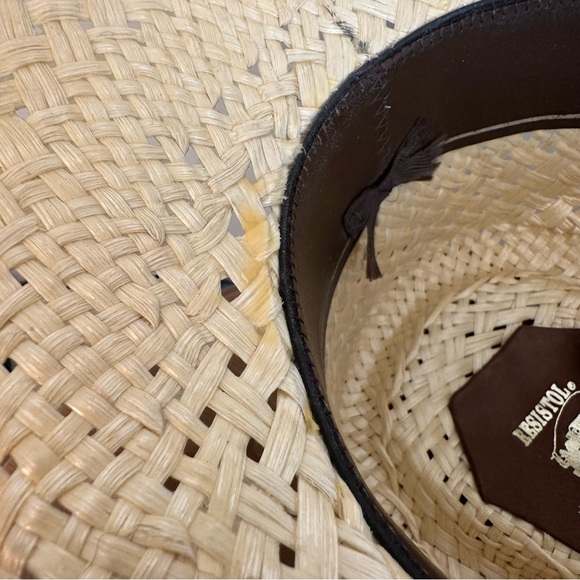 Resistol Stagecoach Western Cowboy Hat 6 3/4 Self Conforming Straw Tan USA Texas - Picture 13 of 16